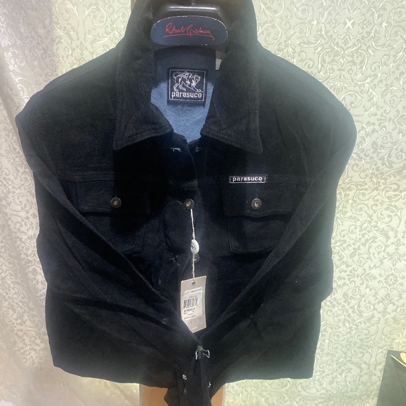 Ladies Parasuco Vintage Elephant Skin Jacket Sz L - Picture 3 of 12